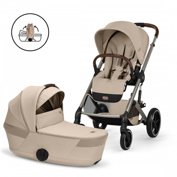 CYBEX Gold Balios S LUX - 2in1 FCC Almond Beige 2026